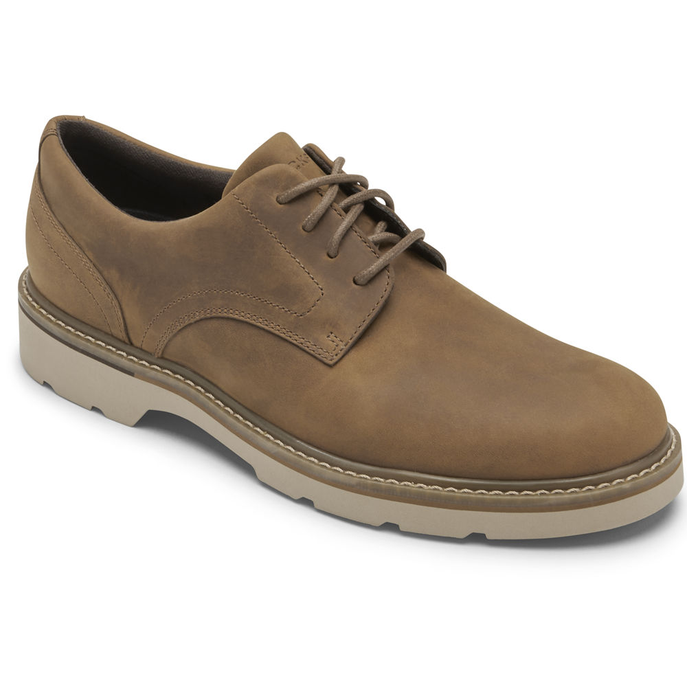 Rockport Oxfords For Mens Khaki - Charlee Waterproof Plain Toe - MA9635178